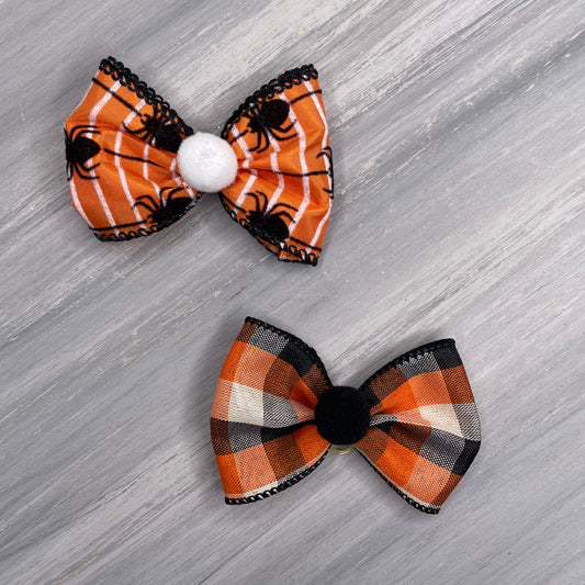 Spooky Spiders - Over the Top - 8 Large Bows
