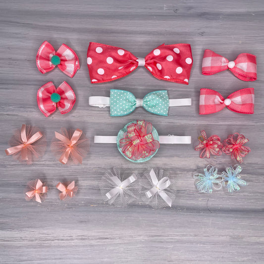 Coral & Teal Collection - Medium - 17 Piece Assortment