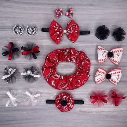 Red, White & Black Collection - Medium - 19 Piece Assortment