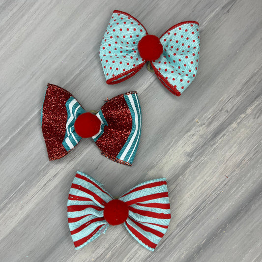 Vintage Christmas - Over the Top - 12 Large Bows