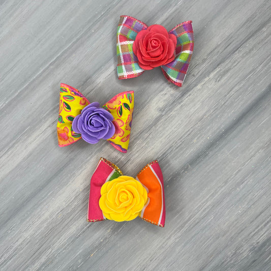 Electric Bloom - Over the Top - 8 Large Bows