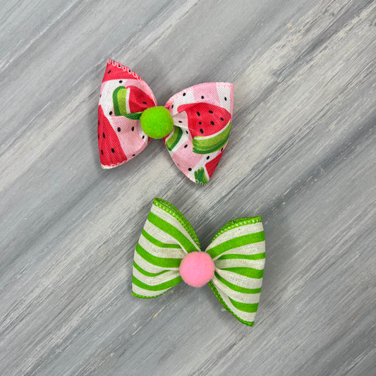 Sliced Watermelon - Over the Top - 8 Large Bows
