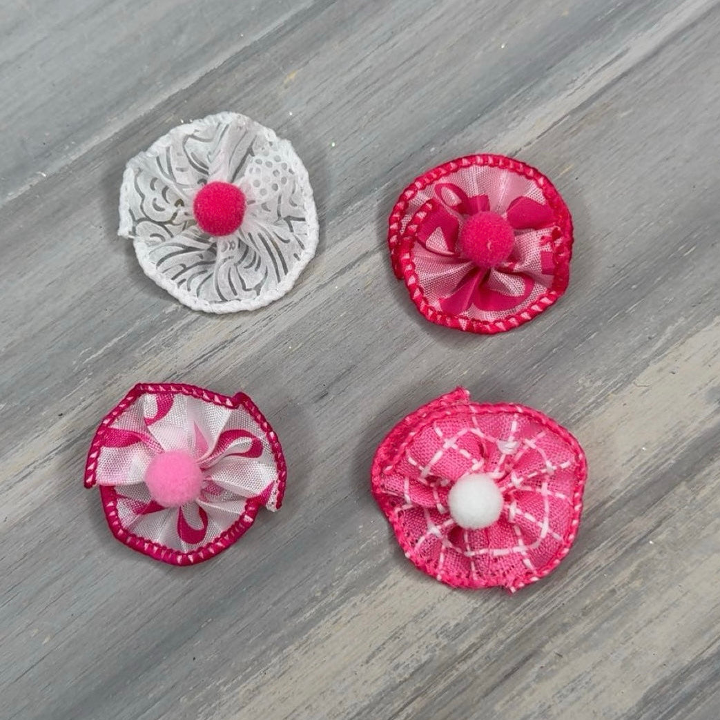 Pink Promise - Tiny Tedi Bows - 24 Tiny Bows