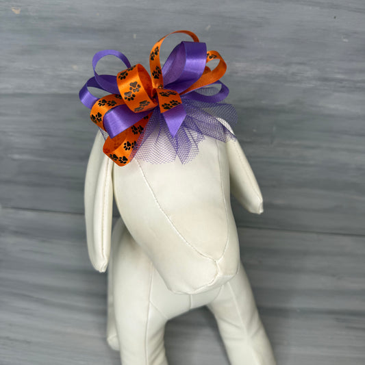 Halloween Collar Bows - 8 Extra Large Bows