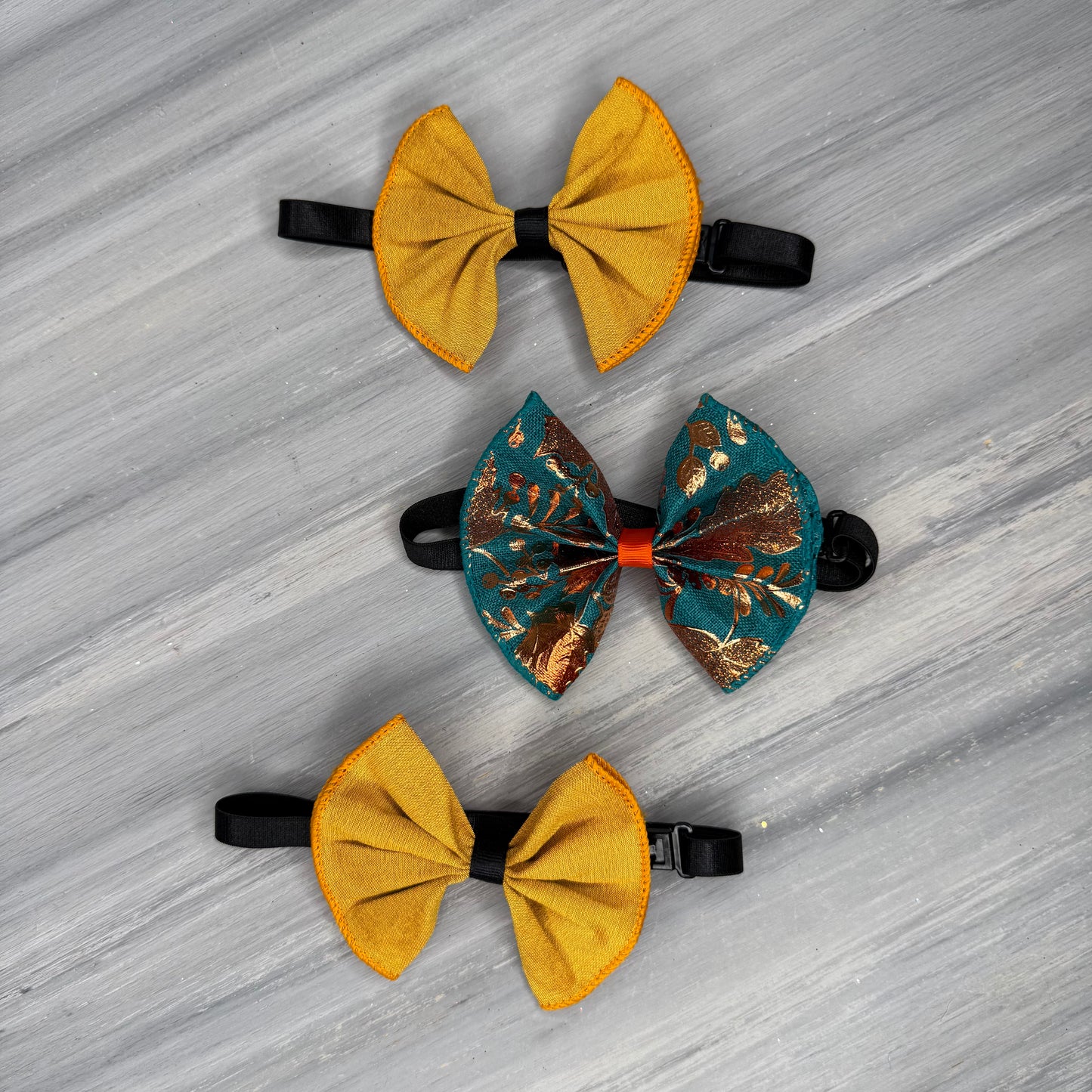 Autumn Leaves - Jumbo Bow Tie - 3 Large Neckties