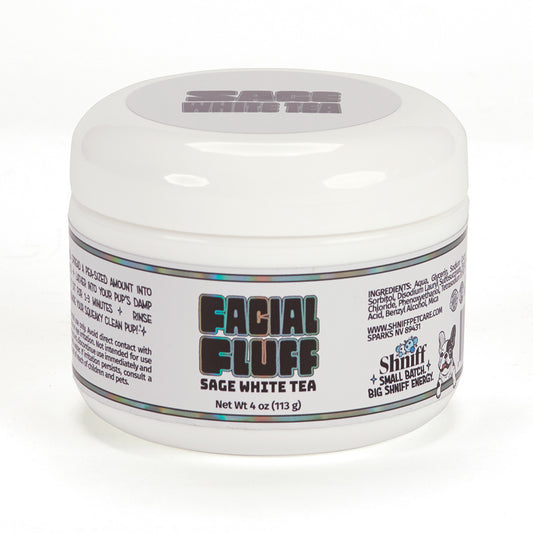Shniff Facial Fluff Sage White Tea 4 oz
