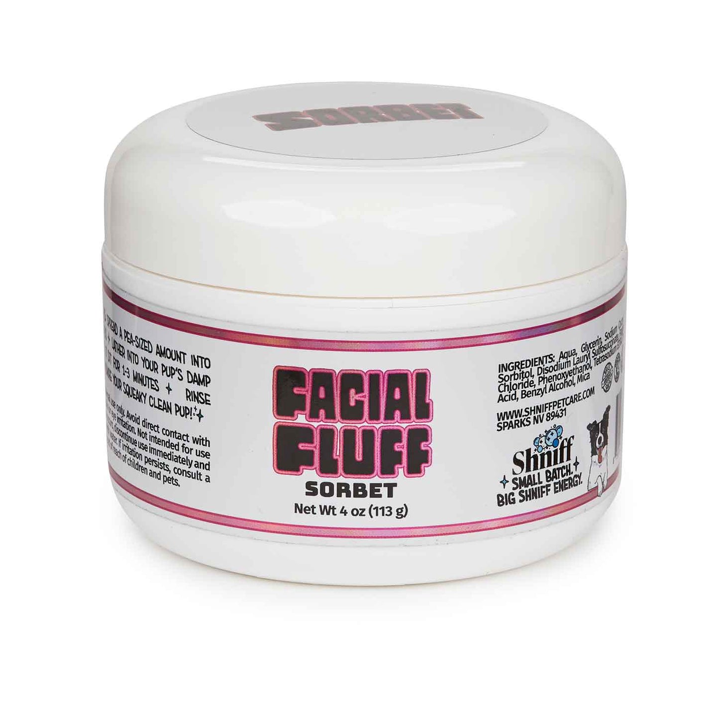 Shniff Facial Fluff Sorbet 4oz