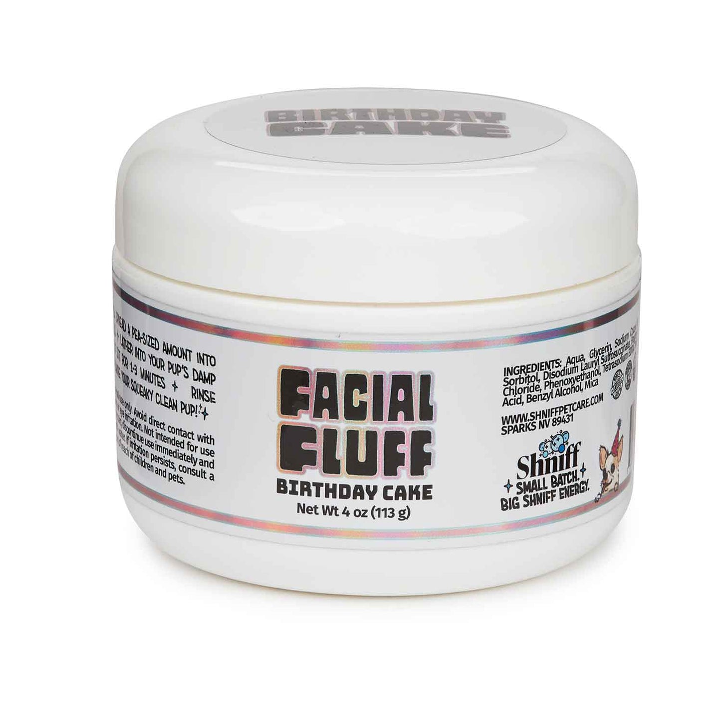 Shniff Facial Fluff Birthday Cake 4oz