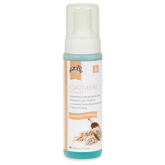 Top Performance Waterless Dog Grooming Shampoo Oatmeal 7.1oz