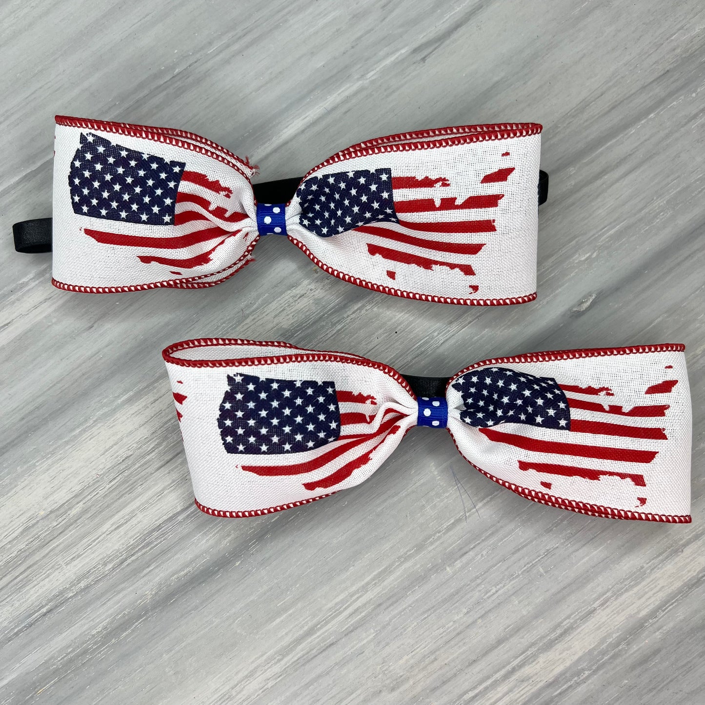 USA - XL Bow Tie - 2 Extra Large Neckties