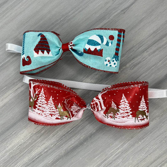 Retro Elves - XL Bow Tie - 2 Extra Large Neckties