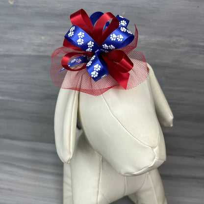 Patriotic Collar Bows - 8 Extra Large Bows