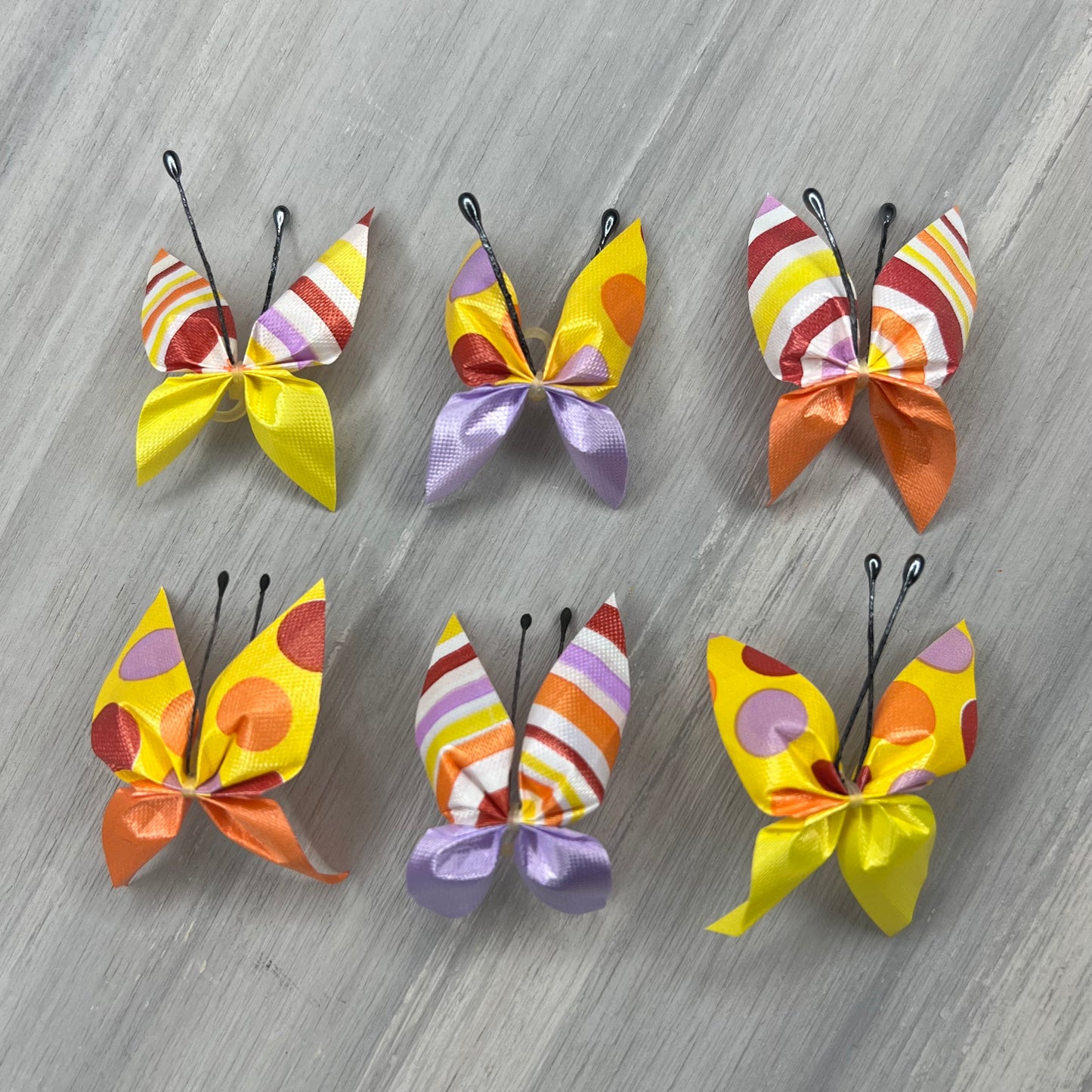 Butterfly Circus Collection - Yellow - 36 Bows