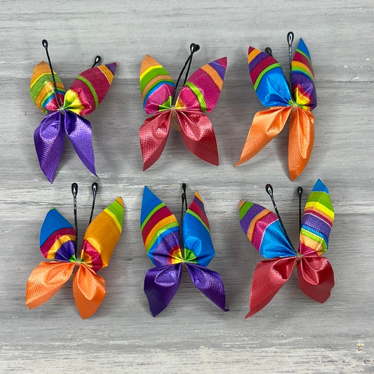 Butterfly Bows - Bright Colors - 36 Bows