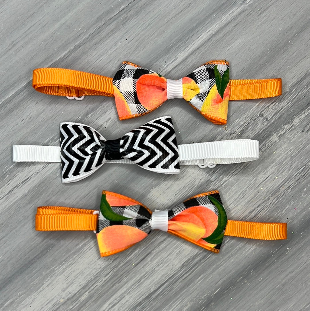 Just Peachy  - 8 Adjustable Bow Tie Neckwear