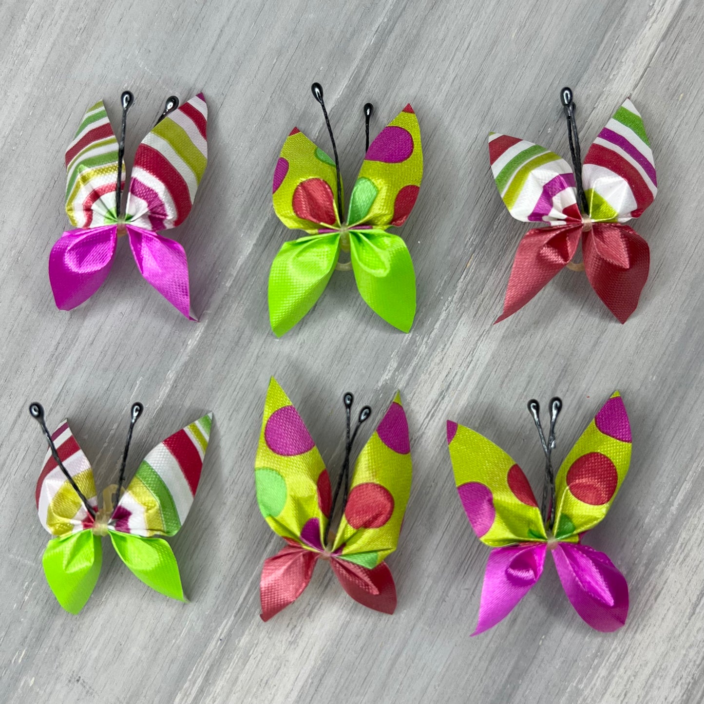 Butterfly Circus Collection - Green - 36 Bows