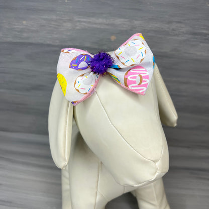 Sprinkled Doughnuts - Over the Top - 6 Large Bows