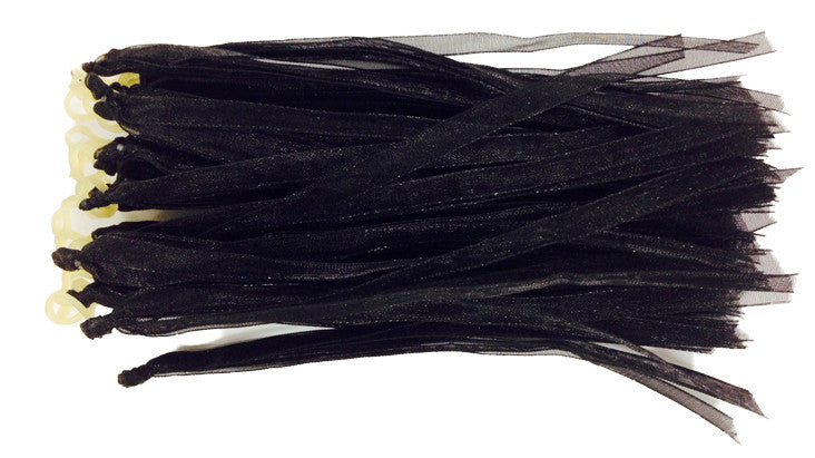 Fascinators - Black - 24 Pieces