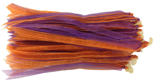 Fascinators - Orange and Purple
