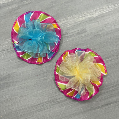Swirls - Tedi Bows - 12 Medium Bows