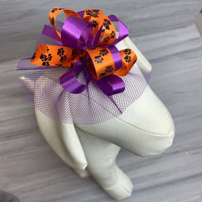 Halloween Collar Bows - 8 Extra Large Bows