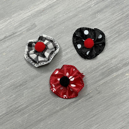 Blackjack - Tiny Tedi Bows - 24 Tiny Bows