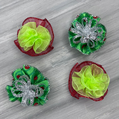Tis the Season - Tedi Bows - 12 Medium Bows