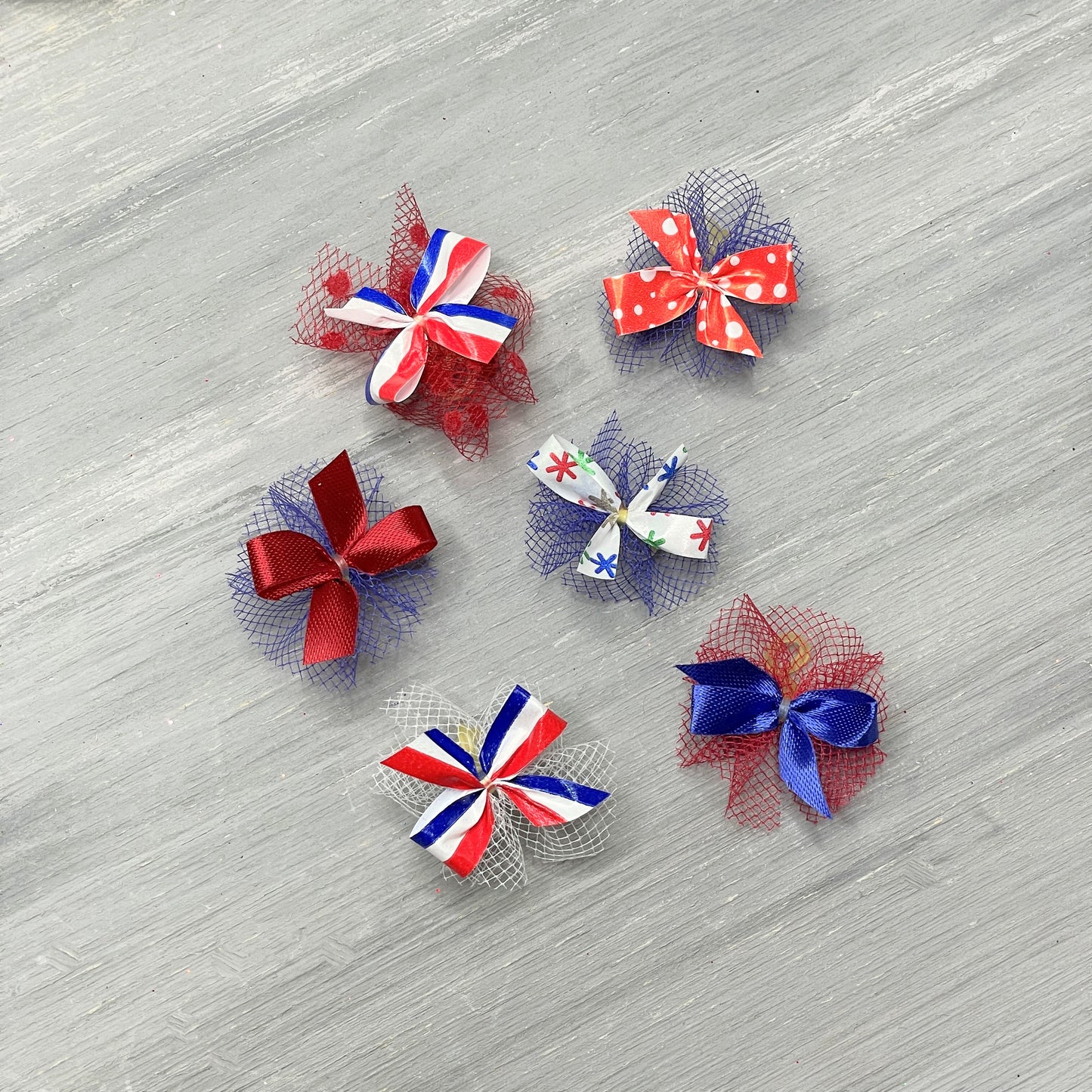 Petite Patriotic Collection - 50 Tiny Bows