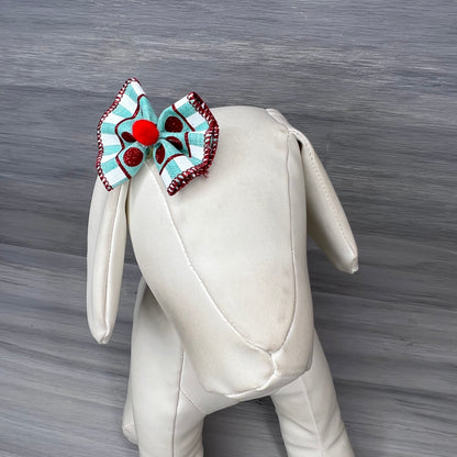 Retro Christmas - Topsy Turvy - 6 Medium Bows