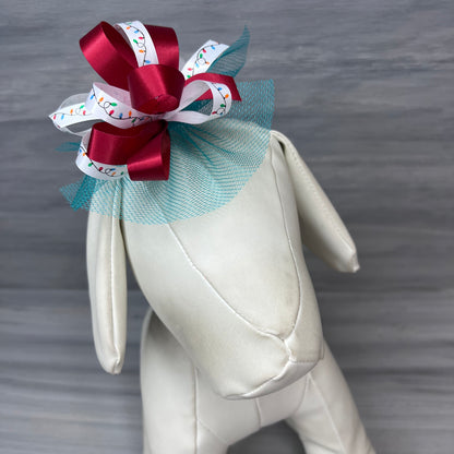 Vintage Christmas Collar Bows - 8 Extra Large Bows