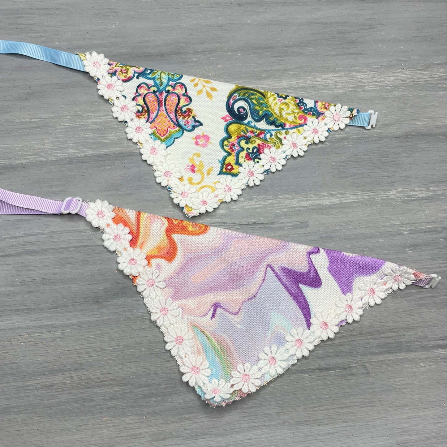 Watercolor -  Adjustable Bandana Neckwear - 2 pieces