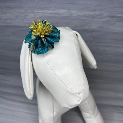 Peacock - Tedi Bows- 12 Medium Bows