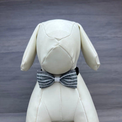 Pinstripe - 8 Adjustable Bow Tie Neckwear