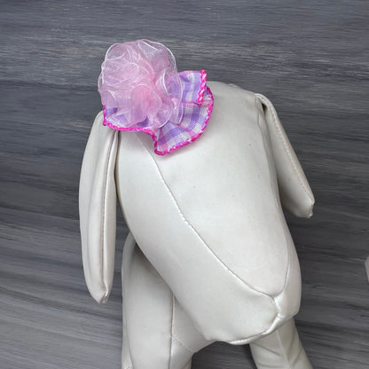 Spring Plaid - Tedi Bows - 12 Medium Bows
