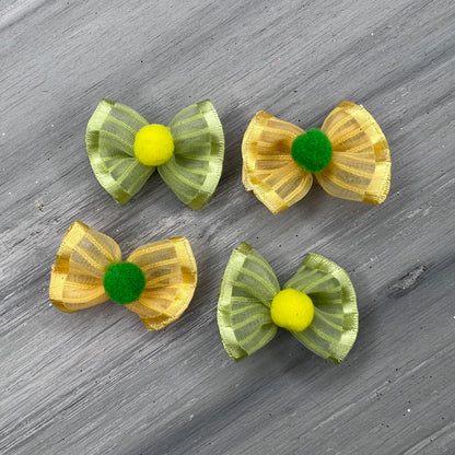St. Patrick - Tiny Topsy Turvy Bloomers - 24 Tiny Bows