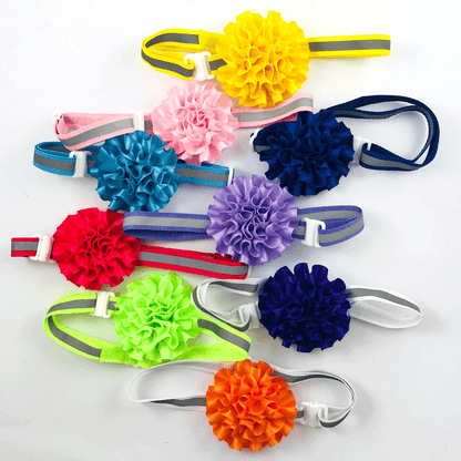 Rosie Rosettes -  Reflective Neck Embellishment - 8 Pieces