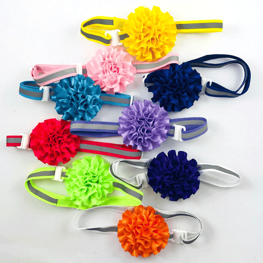 Rosie Rosettes -  Reflective Neck Embellishment - 8 Pieces