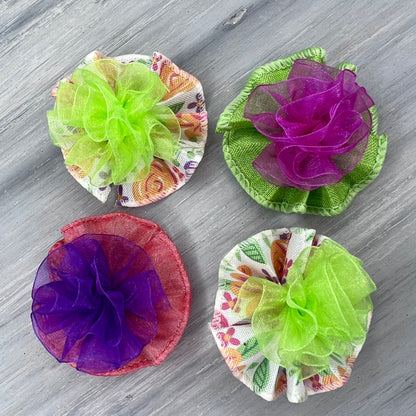 Garden - Tedi Bows - 12 Medium Bows