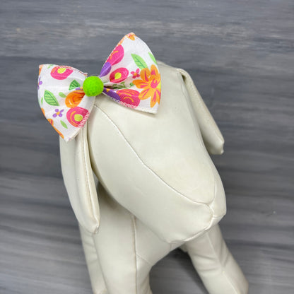 Peachy Garden - Over the Top - 6 Large Bows