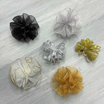 Party - Pixie and Puff Collection - 24 Medium Bows