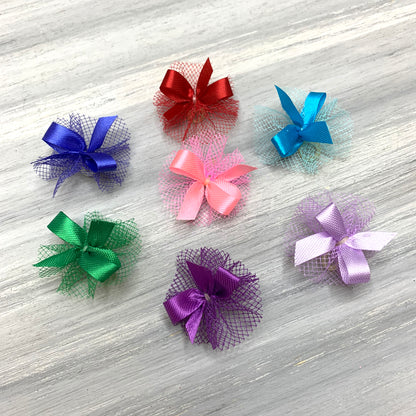 Basic - Petite Size Bows - 14 Colors - 50 Tiny Bows