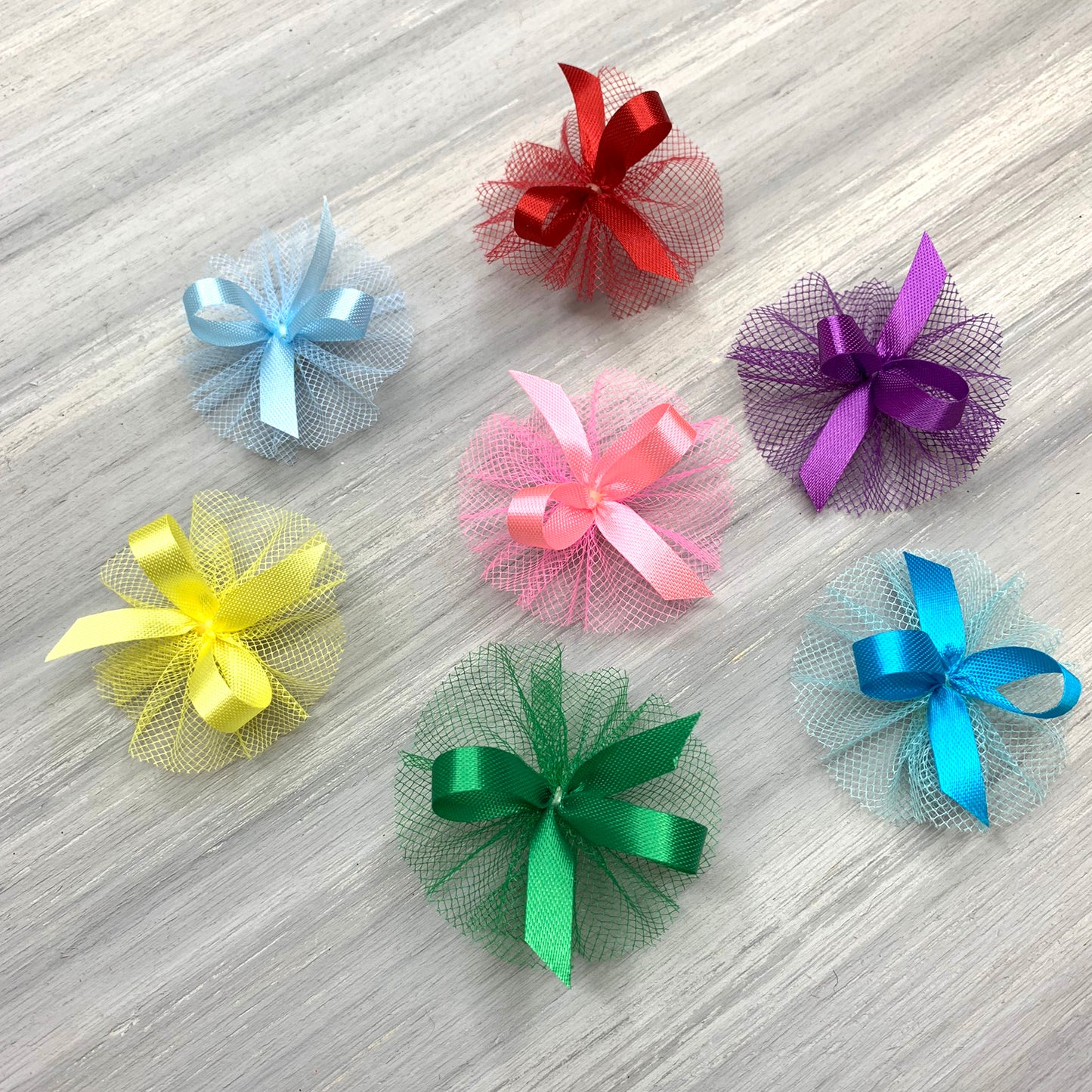 Basic Collection - 7/16 Size Bows - 14 Colors - 50 Medium Bows