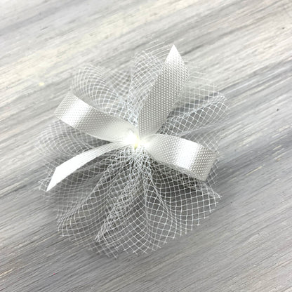 Basic 24 Single Color 7/16 Size Bows - Choose From 14 Colors - 24 Medium Bows
