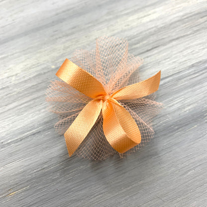 Basic 24 Single Color 7/16 Size Bows - Choose From 14 Colors - 24 Medium Bows