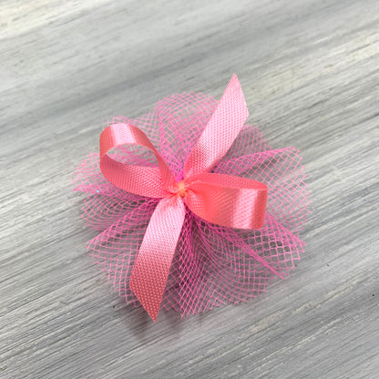 Basic 24 Single Color 7/16 Size Bows - Choose From 14 Colors - 24 Medium Bows