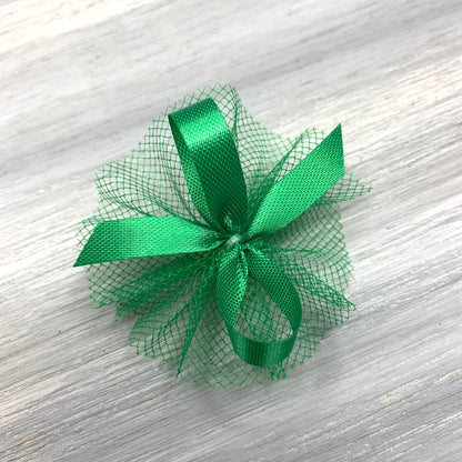 Basic 24 Single Color 7/16 Size Bows - Choose From 14 Colors - 24 Medium Bows