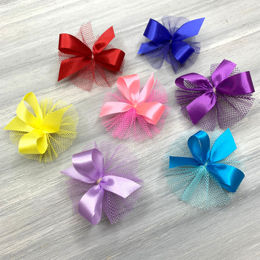 Basic Collection - 5/8 Size Bows - 14 Colors - 50 Medium Bows