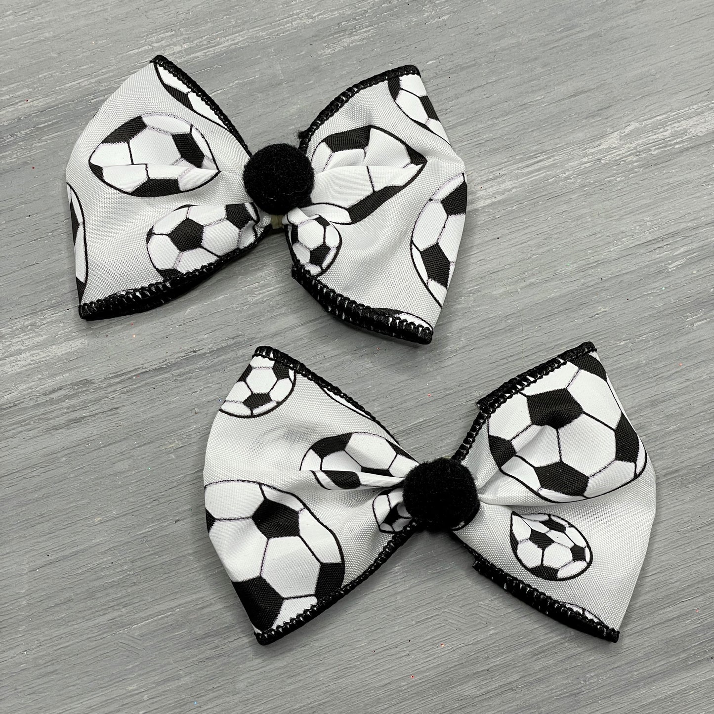 Soccer Dog - Over The Top  - 4 Large Bows