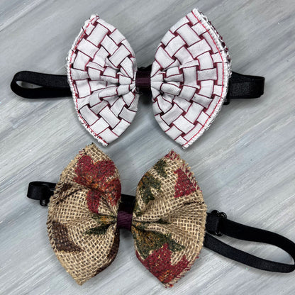 Fall - Jumbo Bow Tie Neckwear - 4 Large Neckties
