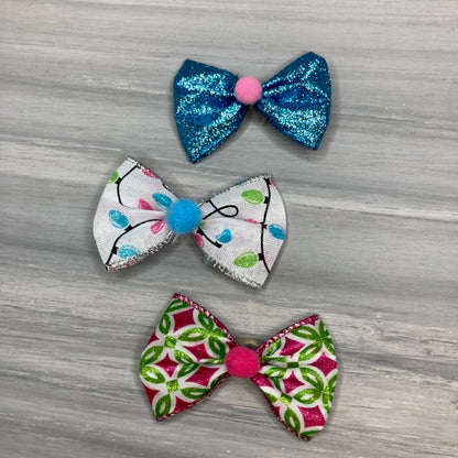 Bright Holiday Lights - Over the Top -  12 Large Bows